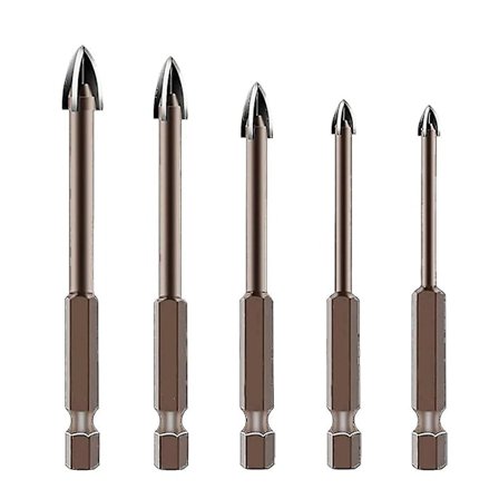 5 stk flisbor for fliser - Multifunksjonell boring