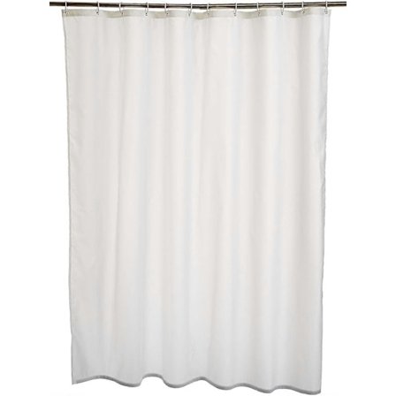 Duschdraperi 180 x 180 cm - vit, mögelresistent och vattenavvisande