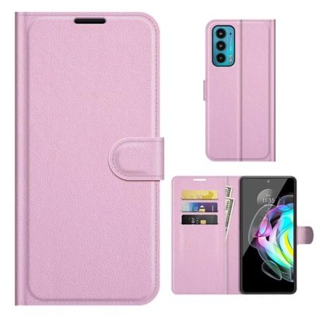 Classic Motorola Edge 20 L pp kotelo - Pinkki Pink