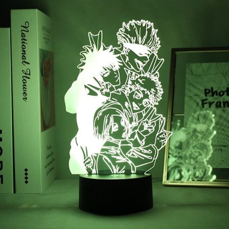 LED-yövalo Anime-lamppu Jujutsu Kaisen Gojo Satoru -hahmo