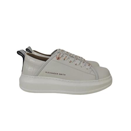 Alexander Smith, Leather sneakers Wit, Dames, Maat:37 EU