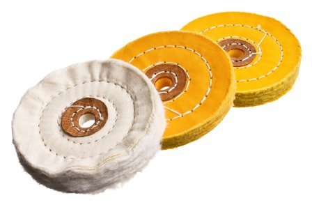 PELA 495269 Polersats 7 delar, för mjuka metaller, Kapa, slipa & polera