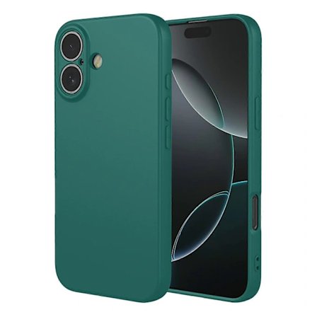 Godt tilbud til lav pris! Kompatibel med iPhone 17 Cover Blødt TPU Stødsikkert Beskyttende Telefoncover Sortlig Grøn-Glad