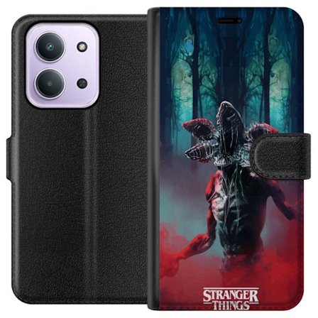 Kompatibelt Plånboksfodral till Xiaomi Xiaomi Redmi 15C Stranger Things Netflix 80-tals mystik skräck
