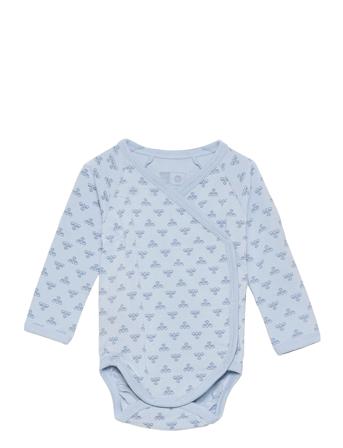 Hmlbaby Bee Body L/S Blue Hummel