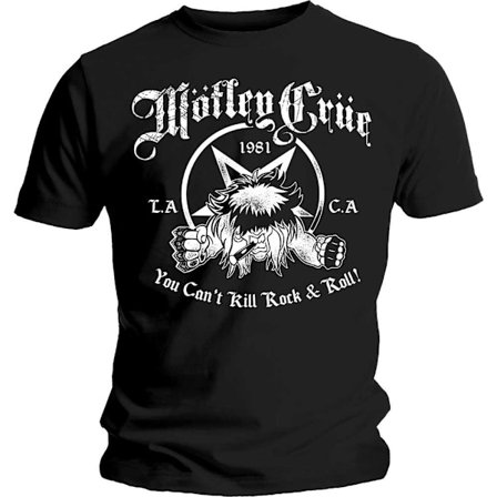 Motley Crue Unisex Adult You Can ́t Kill Rock & Roll T-Shirt S B