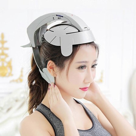 Elektrisk hovedmassager lindrer træthed i hjernen Hovedmassageinstrument Multifunktionelt massagefysioterapiinstrument