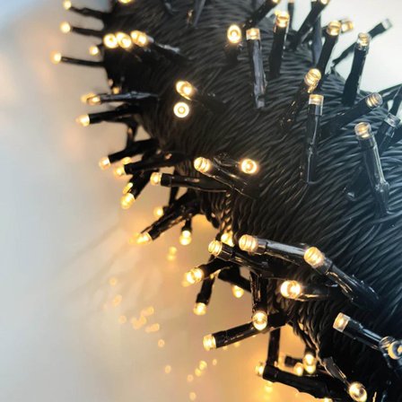 LightsOn - Lysslynge for utebruk Twinky 10m Svart