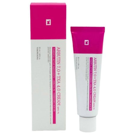 TOSOWOONG Arbutin 7% Tranexamsyre 4% Creme 50ml Lysnende K-Beauty_Kvalitetsprodukter