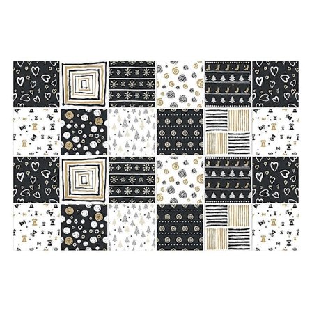 10 st Självhäftande Jul Väggdekor Kakeldekal Skala och Fäst Golv Trappa Klistermärke