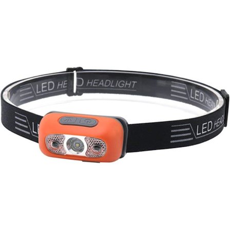 Omistettu otsalamppu induktioajovaloille USB-lataus juoksu H