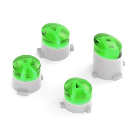 För Xbox One S One Elite Handkontroll ABXY Utbytes knappar - Grön