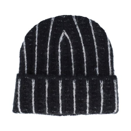 Upfront - Noir cuff Bonnet - Carlos Beanie Black Cuff @ Hatstore