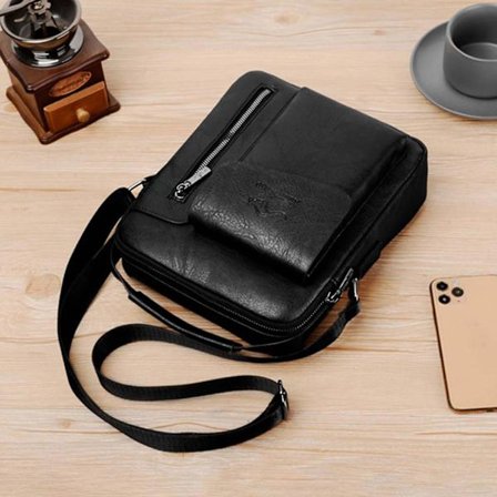 Personlig Crossbodys-veske med håndtak Vanntett liten veske med stor kapasitet for kontorarbeid