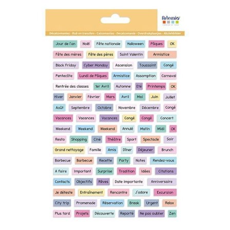 Decals til planlægger - Events