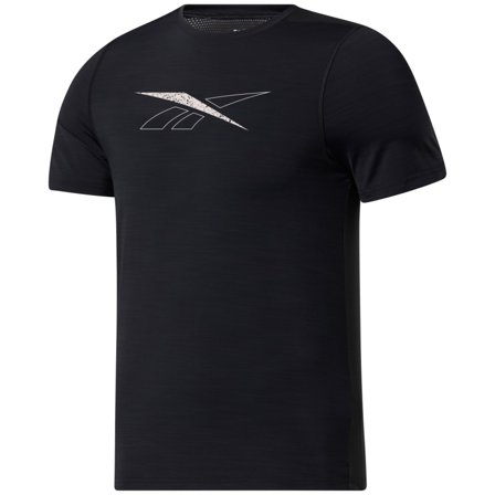 Reebok Men's Workout Ready Activchill T-Shirt Men Short sleeved fitness sweater Black M