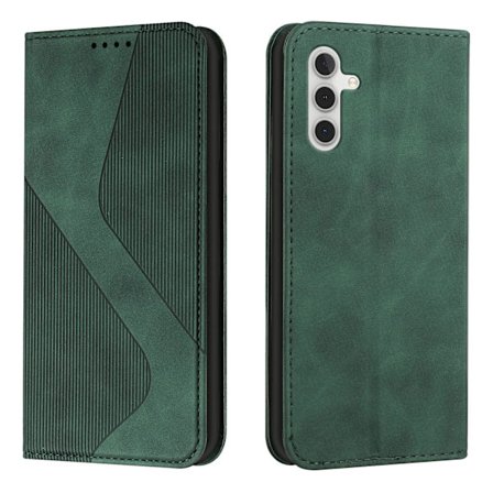 SAM A34 5G, S-formet telefondeksel, flip-telefondeksel (Grønn)