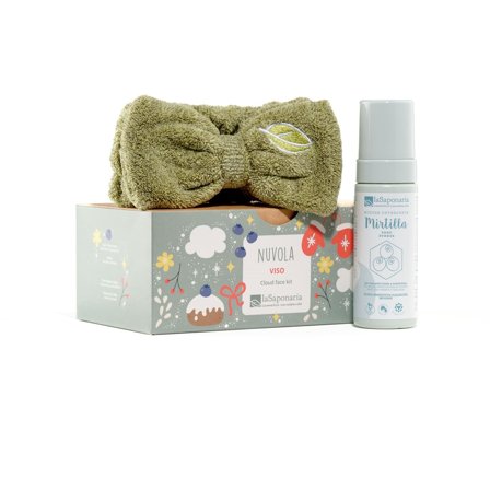 LA SAPONARIA Cofanetti Nuvola Viso - Cloud Face Kit - Cofanetto Detergente