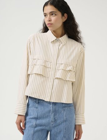 Karen By Simonsen Kbuda Nilla Shirt - Cream - 44