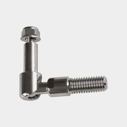 Ronstan Batten receptacle link m10 till s14 & serie 6 i rostfritt stål, silverfärgad länk för lattfäste till båt