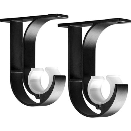 ING Gardinstangsbeslag - 2 stk. - Dekorativ stang krog - Hængekrog