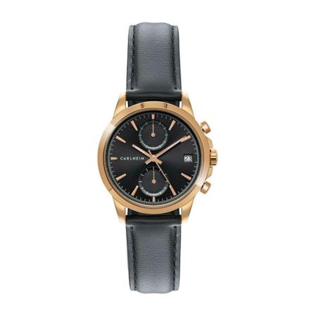 Carlheim Luna Kronografklockor gul, Dam, Dam, Storlek: ONE SIZE