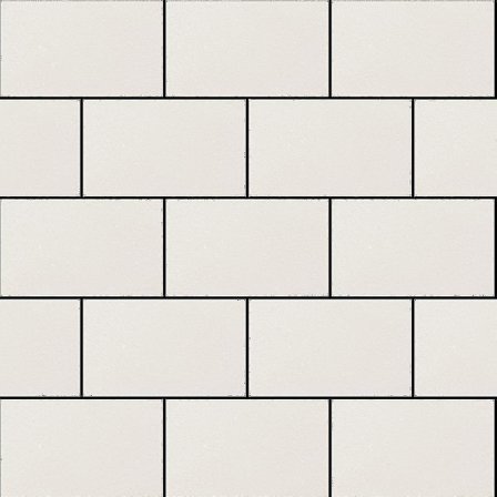 Subway Glossy Tile Wallpaper White -
