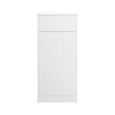 SoBuy Linnedskab med 1 skuffe i hvid 40x39x85cm, funktionel BZR110-W