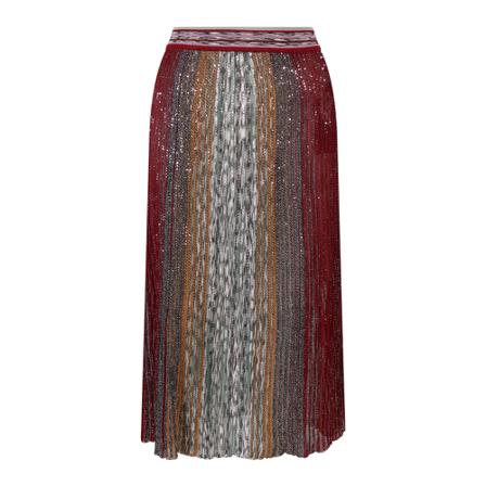 Missoni, Skirt Ds 22Wh 05Bk 017Y Fioletowy, Kobieta, Rozmiar: M