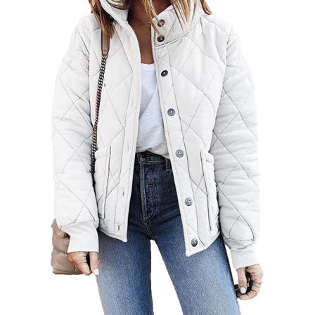 Dam Enfärgad Jacka I Enfärgad Kappa