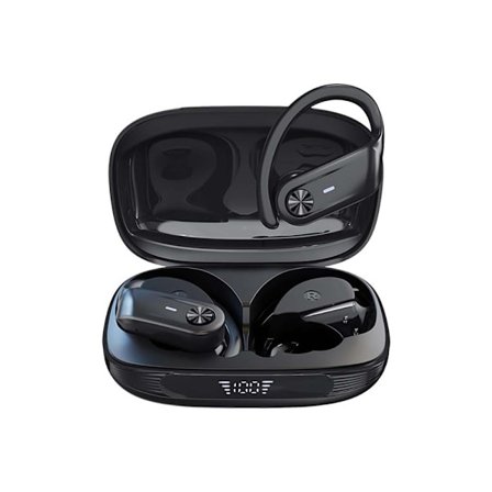 HIFI Brusreducerande Over-Ear Sport Hörlurar, Bluetooth 5.4, 45H Speltid, kompatibelt med Huawei, Samsung, APPLE, Garmin