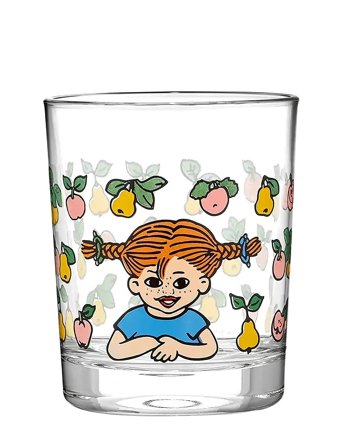 Pippi Drinking Glass Fruits 2Dl Muurla