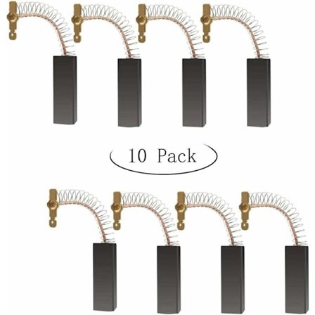 10-pack kolborstar för tvättmaskin, motorkolborstar för elektrisk tvättmaskin