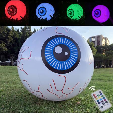 16 tommers fjernkontrolltavle Halloween Horror Eyeball Bar Haunted House Mall Decoration Kan Henges