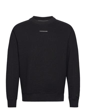 Micro Branding Crew Neck Black Calvin Klein Jeans