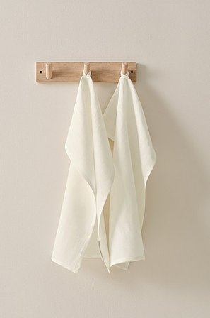 Jotex - Keittiöpyyhe Valmistettu Pellavasekoitteesta 2 Kpl Pakkaus Luonnonvalkoinen Luonnonvalkoinen - LINA - Osta Keittiöpyyhkeet Jotex