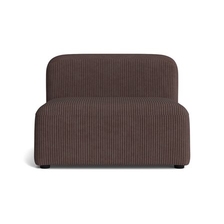 Milo XL sædemodul - Lincoln Brun - 100x100x72 - Sofa