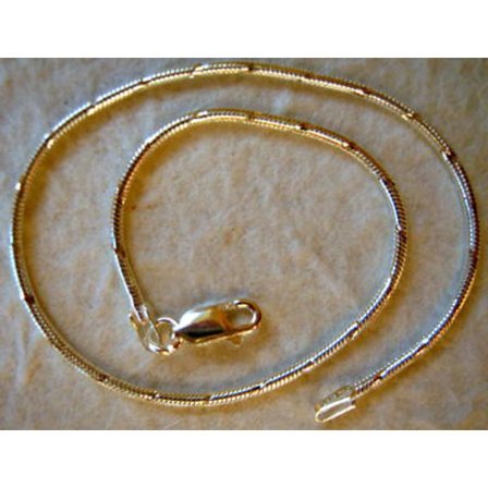 Italien Sterling Silver Diamantslipad Fotlänk 10