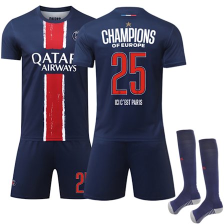 2024-2025 Paris Saint-Germain Champions League Vinnarutgåva Fotbollströja Nr.25