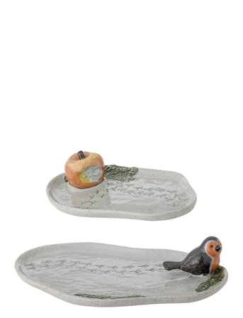 Bloomingville Bleak Serving Tray - Grey - 27 CM