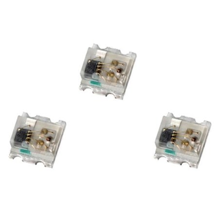 200st WS2812 2020 LED-chip 4-stift Mini Vit PCB Adresserbar Digital RGB Fullfärg LED-chip DC5V fo