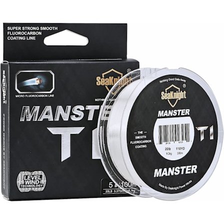 Fluorocarbon-belagt fiskeline 100m/110yds karpefiskeri fluorocarbon line havfiskeri monofilament forfang synkende line 3-35LB