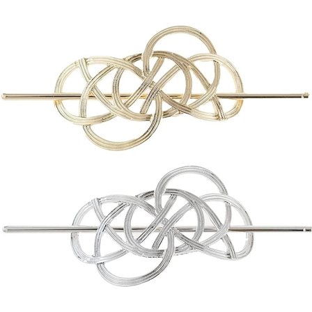 2 stk. hårspænder, keltisk hårnål, vikinghårnål, keltisk knude hårnål, til bryllupper, gæster, fester, kontorer, arbejde, 2 farver
