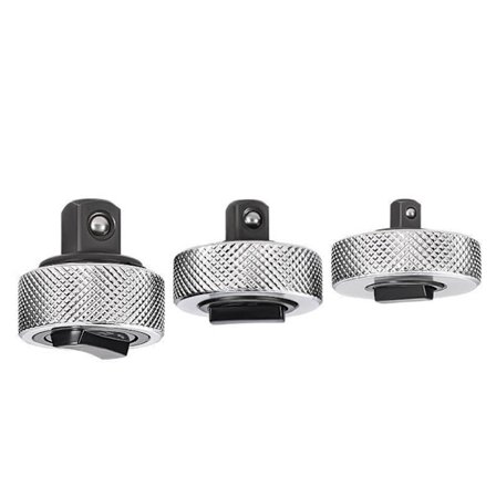 3 st Mini Spärrnyckel 1/4 3/8 1/2 tum Vändbart Spärrhandtag