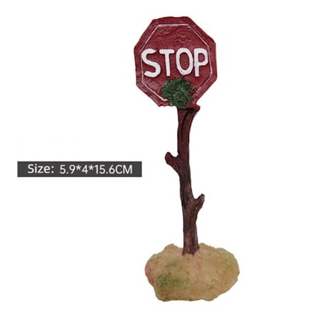 Akvarieudsmykning Advarselsskilt for haj C C