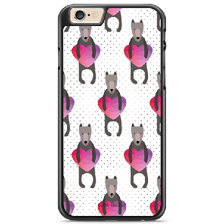 Bjornberry Skal iPhone 6 Plus/6s Plus - Hundar & Hjärtan