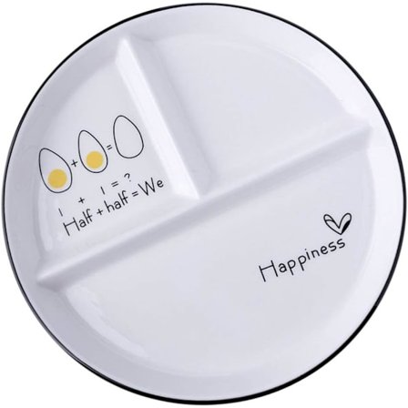 Mahalaukun nauhalevy, jaetut ruokalautaset toimistojuhliin, liukumattomat pohjat mikroaaltouunin kestävä annoskontrollilevy, keraaminen sarjakuvakissa