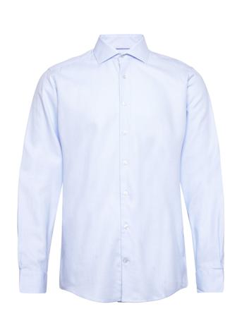 Bs Bastian Modern Fit Shirt Skjorte Business Blå Bruun & Stengade*Betinget Tilbud