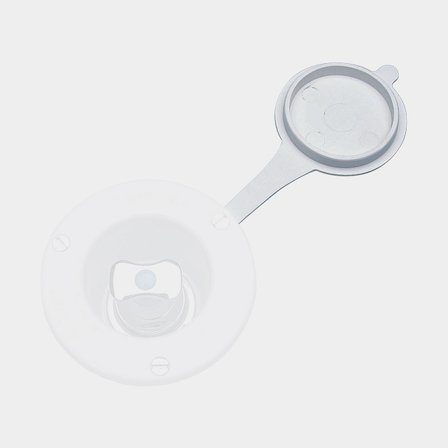 Cover for mixer holder Barka, plastic, white