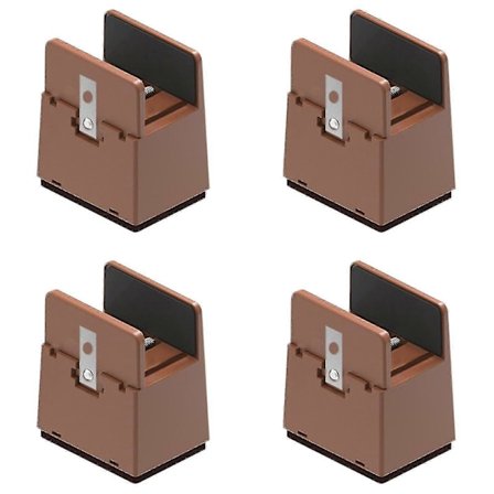 4x Sängyn Huonekalujen Korotuspalat 5/10cm Raskaaseen Käyttöön Säädettävät Pöydän Korotusjalat -jie
